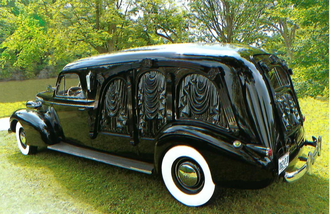 1939 LaSalle S/S Carved Sided Hearse